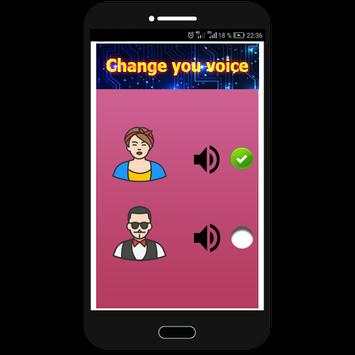 Voice change during calls screenshot 2