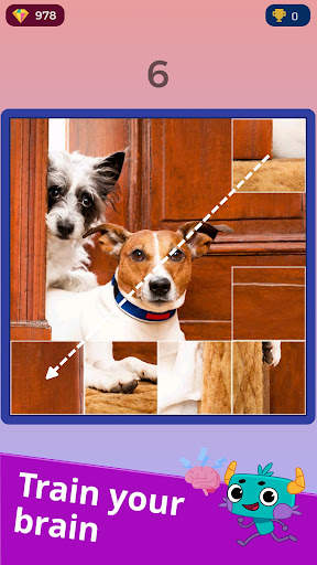 Puppy Jigsaw, Mind Workout screenshot 1