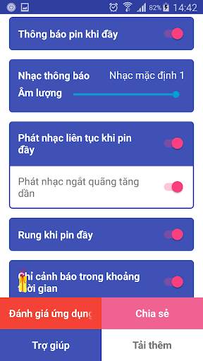 Báo sạc pin đầy screenshot 1