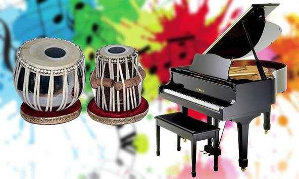 Piano Keyboard Musical Instrument - Best Tabla App 2 تصوير الشاشة