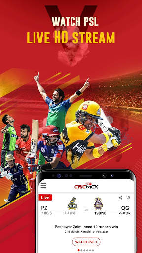 CW KSA: PSL 2020 Live Streaming, Scores & Clips screenshot 1