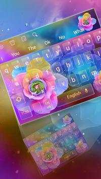 Colorful Rose Keyboard Theme screenshot 3
