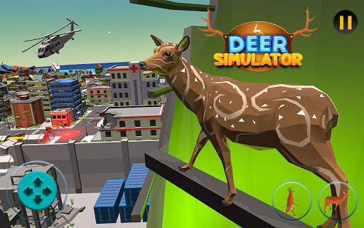 Deeeer Simulator - Funny Fighting Goat Animal Game screenshot 2