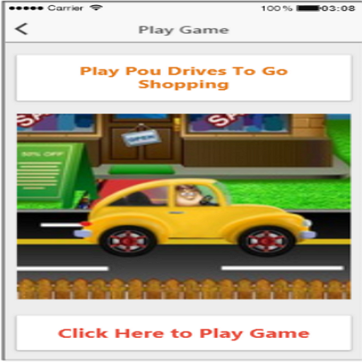 ikon Pou Drives To Go Shopping
