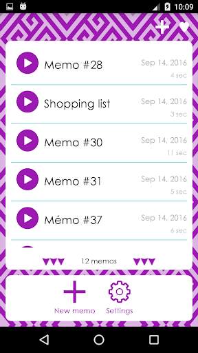 Vocal Memo Free screenshot 1