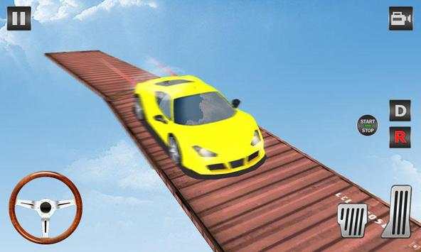 Impossible Air Car Stunt - Car Driving Simulator screenshot 2