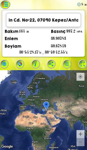 My Location: Where Am I & Coordinates Finder screenshot 2