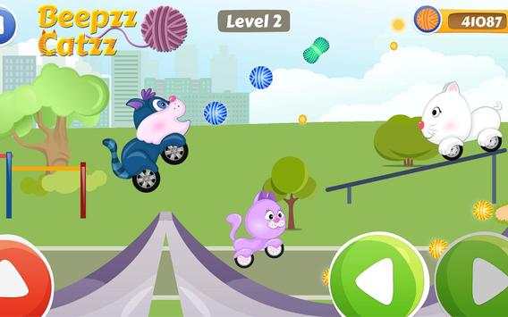 Kids Car Racing game - Beepzz Cats 🐱 screenshot 3