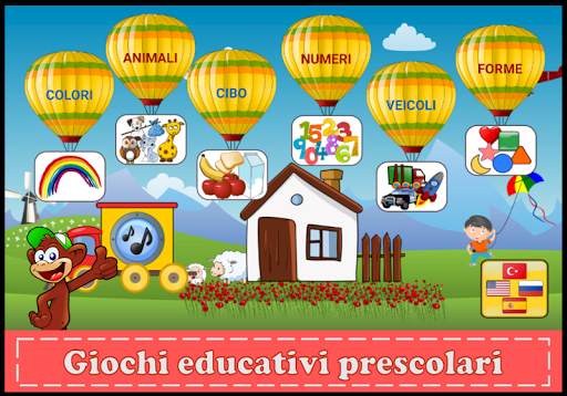 Bambini: Colori, Numeri, Forme, Animali, Veicoli screenshot 1