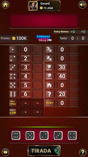 Generala - Yatzy Sin Conexión screenshot 1