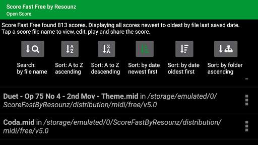 Score Fast Free: compose, notate & play music screenshot 6