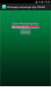 Hack WhatsApp Messenger Tips prank screenshot 4