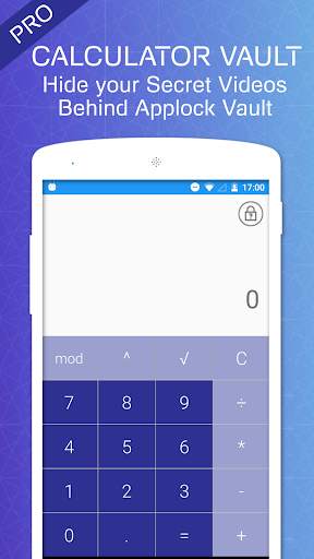 Calculator Vault App Lock : Hide Photo PRO screenshot 1