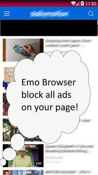 Emo Ads Blocker Browser screenshot 4