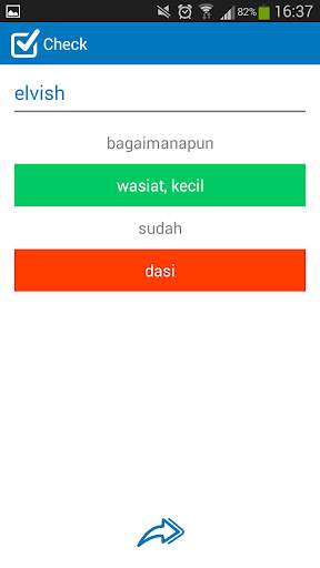 Indonesian-English dictionary screenshot 6