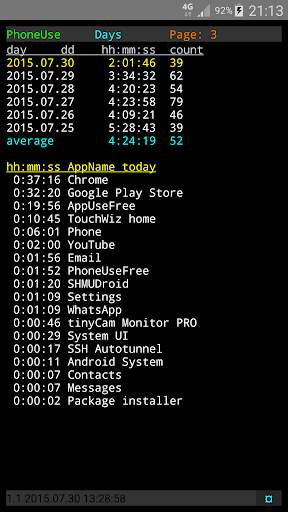 AppUseFree Show App Usage Time screenshot 4