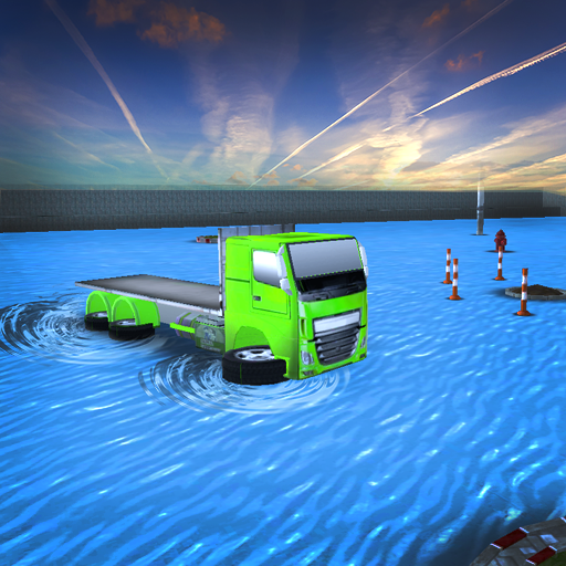 Truck Water Floating Drive icon