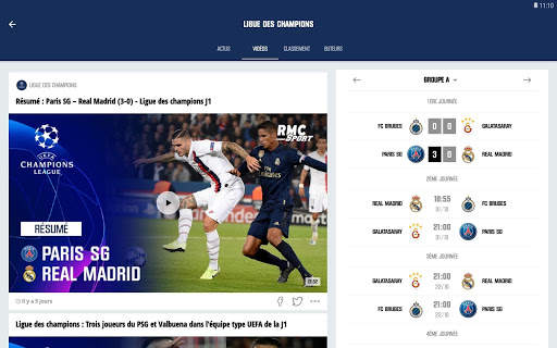 RMC Sport News - Actu Foot et Sport en direct screenshot 10