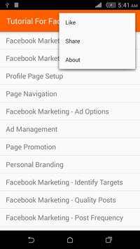 Tutorial For Facebook Marketing screenshot 3