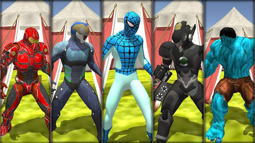 super hero water slide uphill  screenshot 2