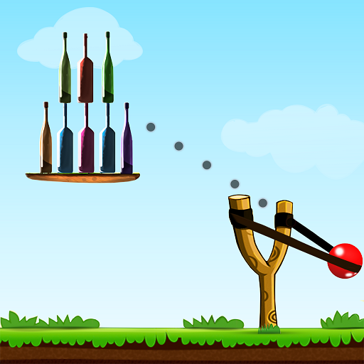 Bottle Shooting Slingshot Game icon