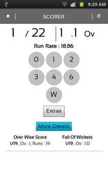 Cricket Scorer screenshot 1