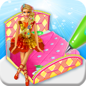 Princess Bed Cake Maker Game! Doll cakes Cooking icon