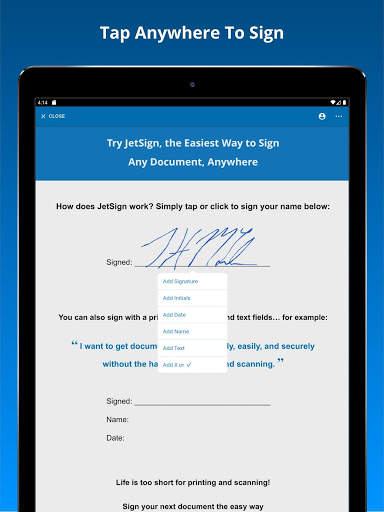 JetSign Signature App: Fill & Sign PDF Docs Now screenshot 12