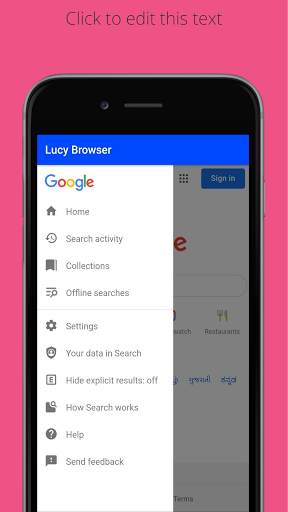 Lucy Browser - super fast & lite screenshot 3
