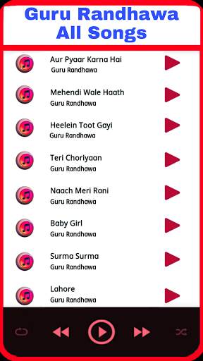 Guru Randhawa All Songs screenshot 1