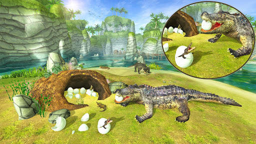 Crocodile Simulator Attack Game 3D screenshot 8