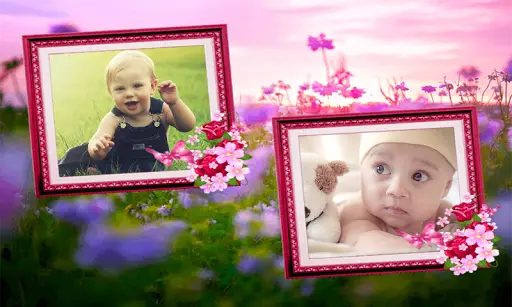 Beautiful Garden Double Photo Frame Application 21 تصوير الشاشة