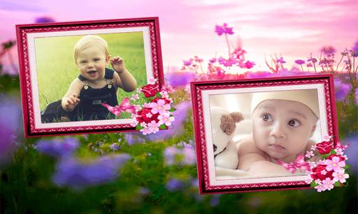 Beautiful Garden Double Photo Frame Application screenshot 21