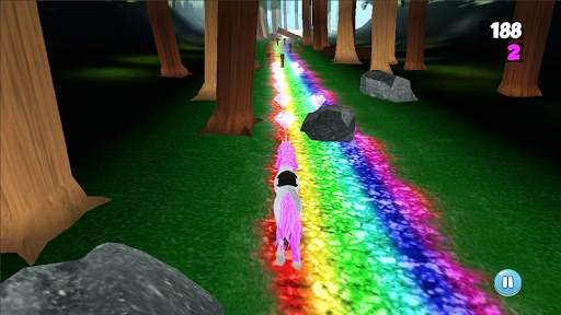 Unicorn Dash Jungle Run 3D screenshot 5