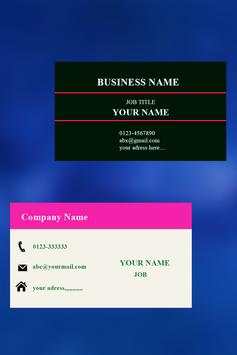 Business visiting card screenshot 5