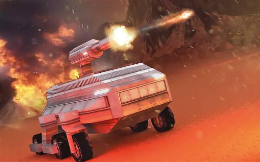 Space Mars 3D Rover Simulation - Parking Game screenshot 1