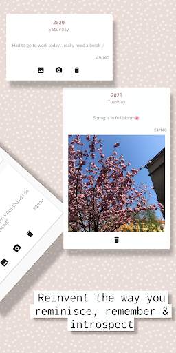 Monoline: Daily Diary with Lock & Photos screenshot 2