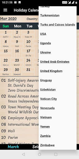 Holiday Calendar 2024 screenshot 3