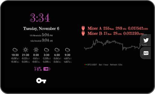 Always On Display - Advanced 3D AOD (CryptoWake) screenshot 11
