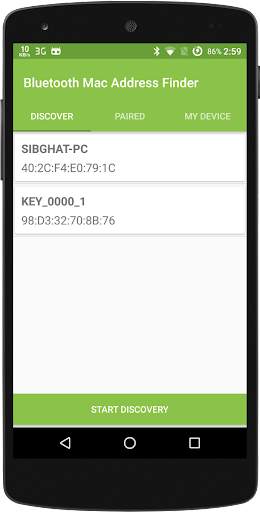 Bluetooh Mac Address Finder screenshot 2