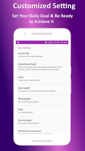 Step Counter,Weight loss,Calorie Tracker-Pedometer screenshot 8
