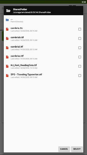 Font Converter - Convert OTF t screenshot 2