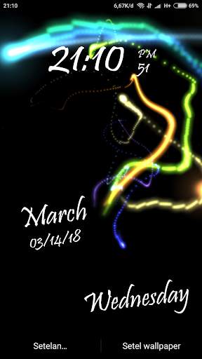Splash neon lightning - Digita скриншот 1