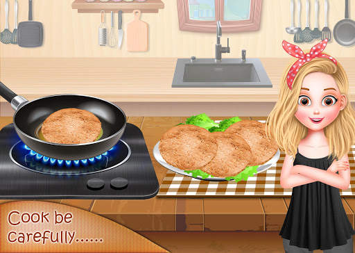 Perfect Burger Homemade Recipe - Girl Cooking Game screenshot 5