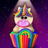 Unicorn Cupcakes Cooking Game - Pony Rainbow Chef logo