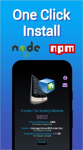 I<code> NodeJs - NodeJs and NPM Package Manager 1 تصوير الشاشة