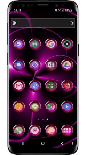 Theme Launcher - Spheres Pink Icon Changer Free screenshot 4