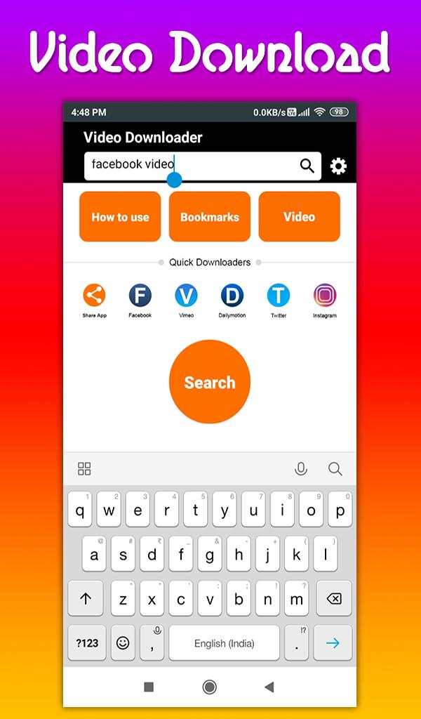 Video Downloader 2020 - Free Video Downloader app screenshot 2