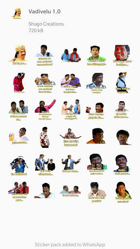 Tamil Stickers for Watsapp screenshot 1