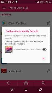 Flower Rose App Lock Theme screenshot 4